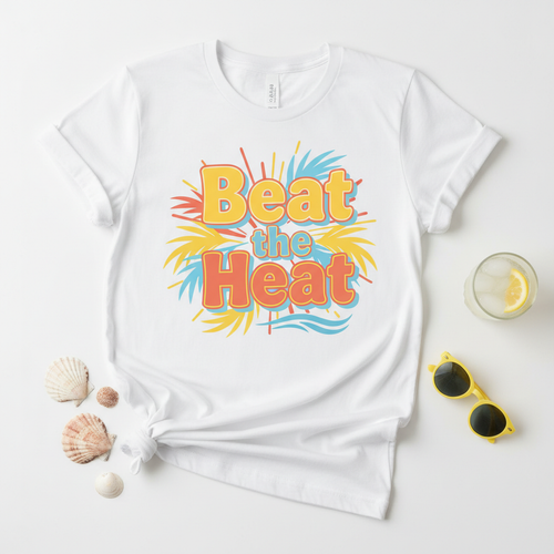 Beat the Heat Tee in summer colors