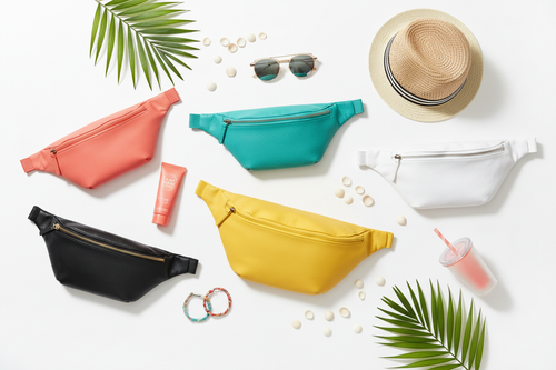 Rocket Roz Fanny Packs and Belt Bags in summer colors